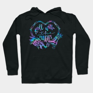 Roller Derby Roll With The Punches Hoodie